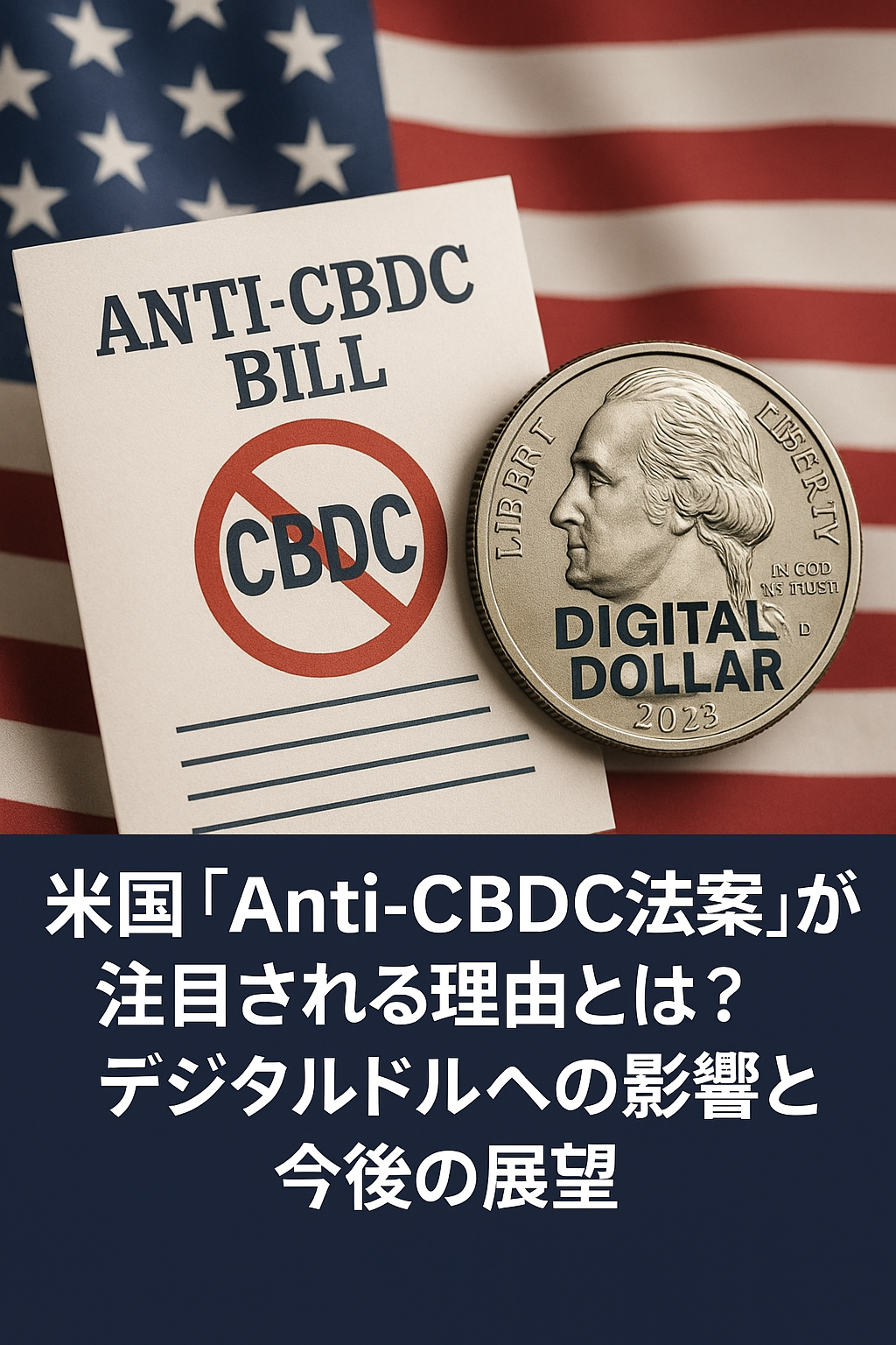 米国「Anti-CBDC法案」が注目される理由とは？デジタルドルへの影響と今後の展望