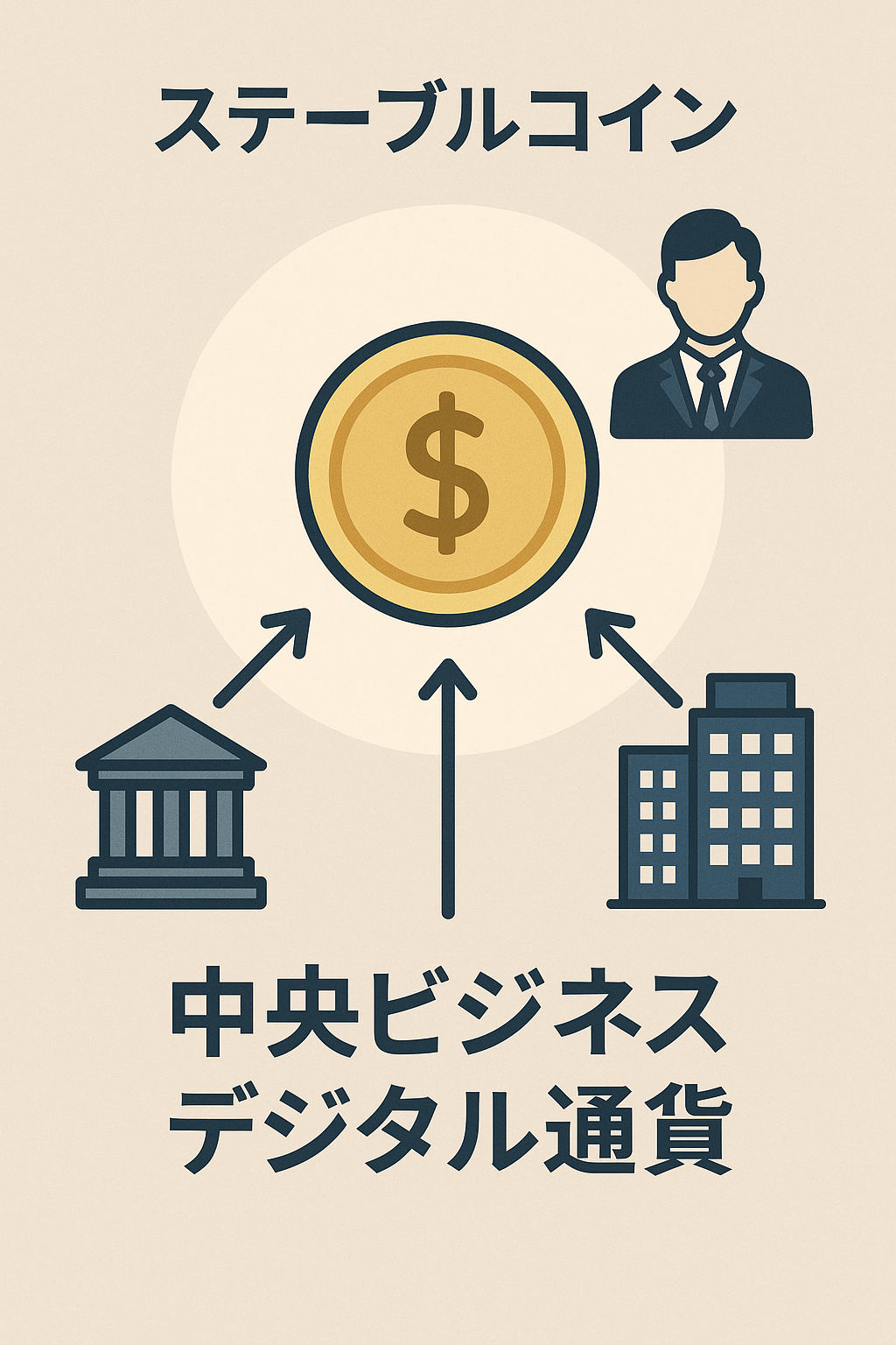 💡 概要:ステーブルコインは中央ビジネスデジタル通貨