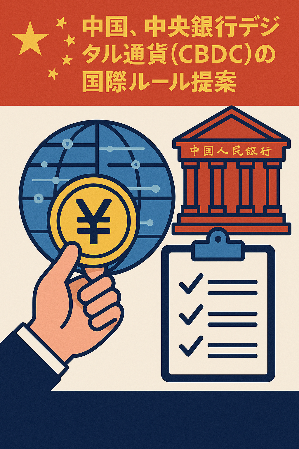 🇨🇳 中国、中央銀行デジタル通貨(CBDC)の国際ルール提案