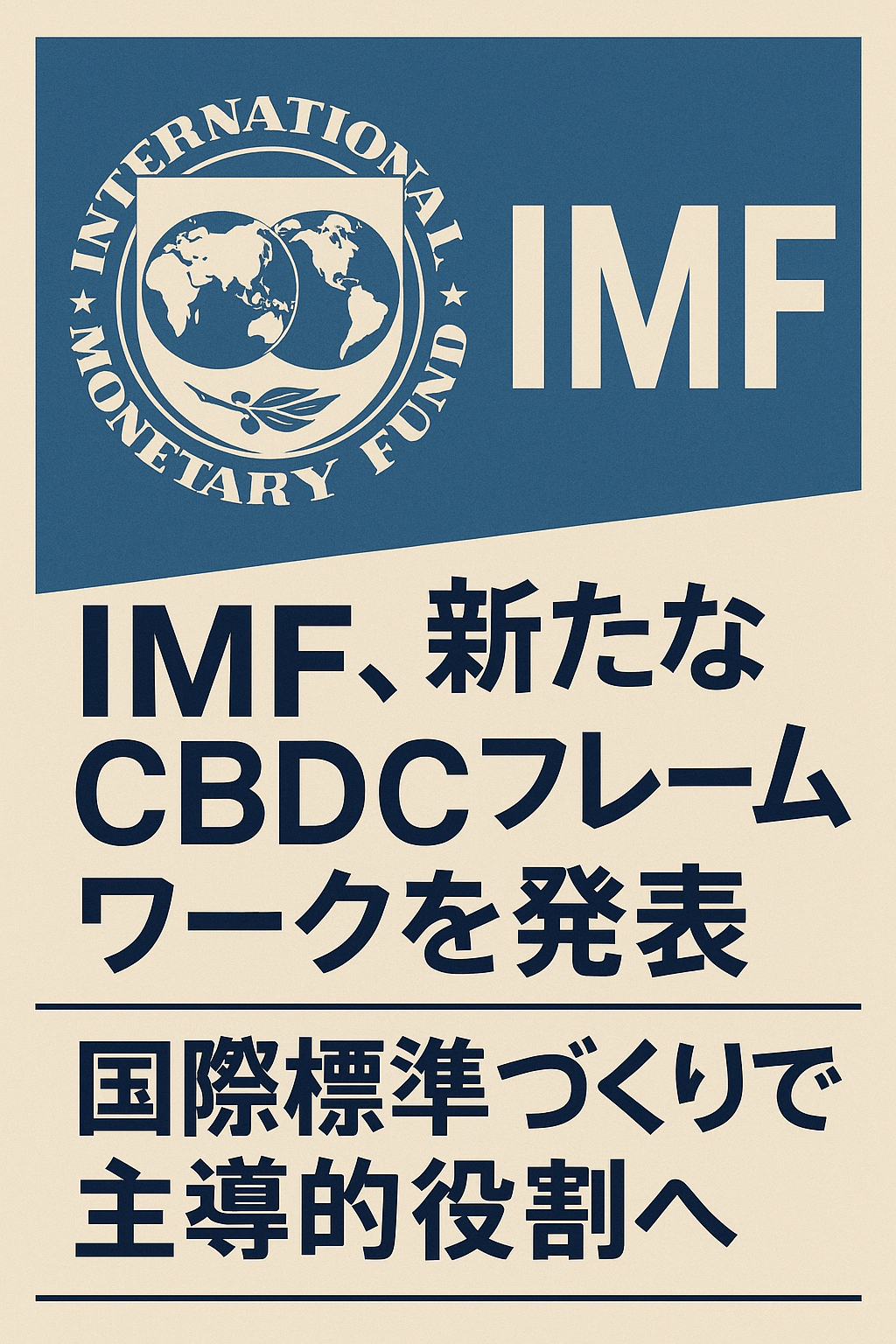 IMF、新たなCBDCフレームワークを発表──国際標準づくりで主導的役割へ コンテンツ開始